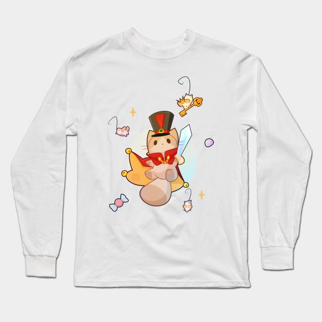 Nutcracker Cat Long Sleeve T-Shirt by Everything A Cat